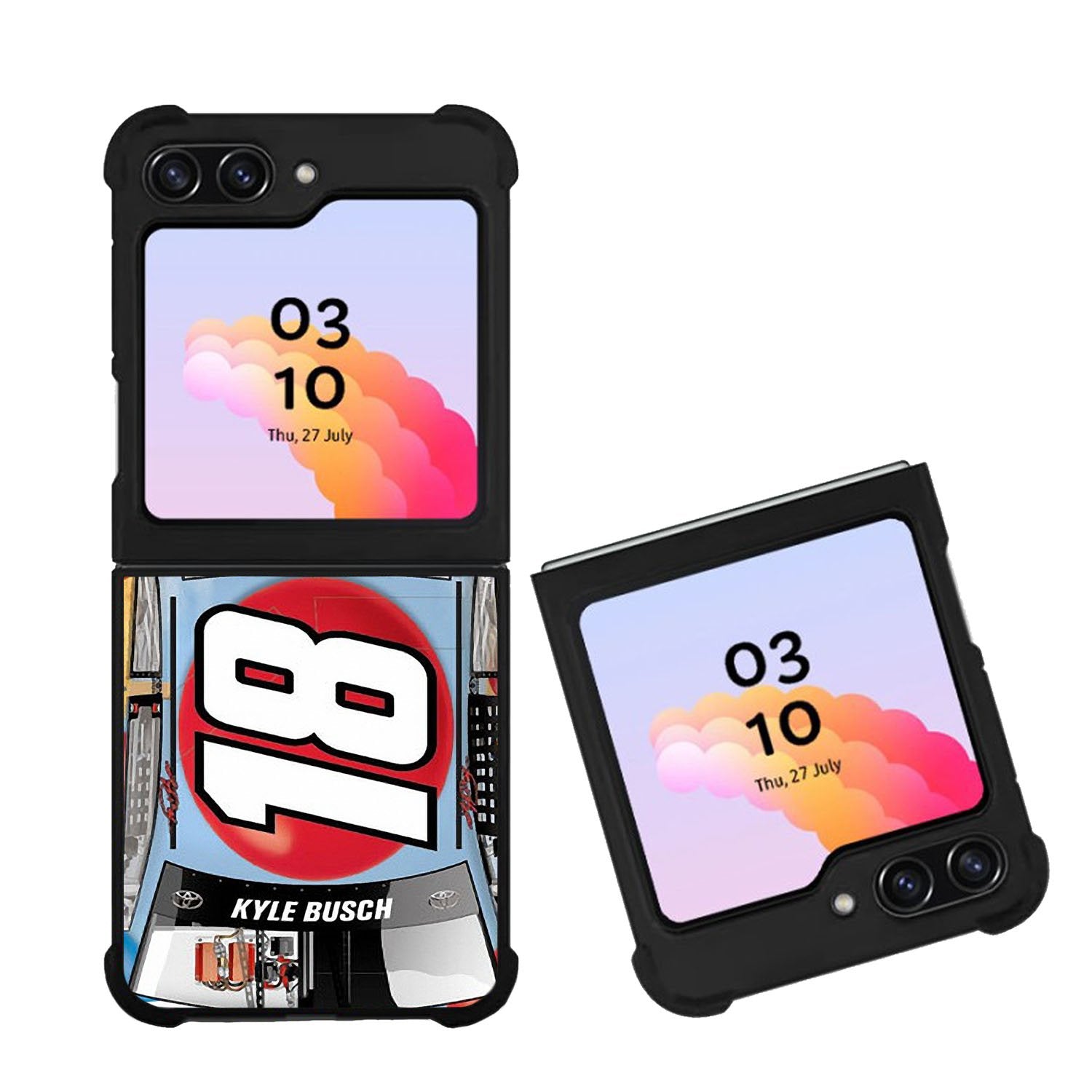 Kyle Busch 18 Nascar Sonoma Case Samsung Galaxy Z Flip 5 5G BC1892