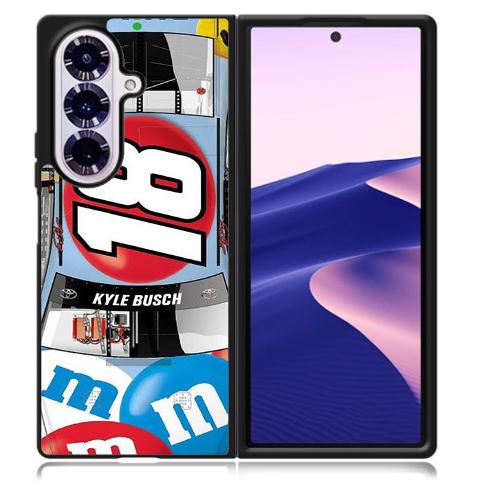 Kyle Busch 18 Nascar Sonoma Samsung Galaxy Z Fold 7 5G Case BC1892