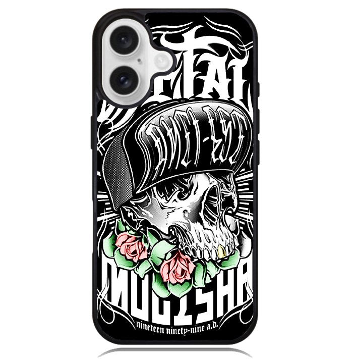 New Metal Mulisha Rose Of Skull Case iPhone 16 BC1894