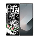 New Metal Mulisha Rose Of Skull Case Samsung Galaxy Z Fold 6 5G BC1894