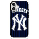 MLB New York Yankees Team Logo NY Yankees Case iPhone 16 BC1895