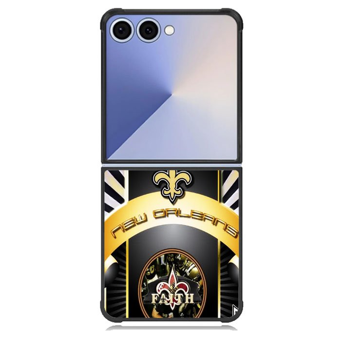 New Orleans Saints NFL Worl Champion Samsung Galaxy Z Flip 7 Case BC1904