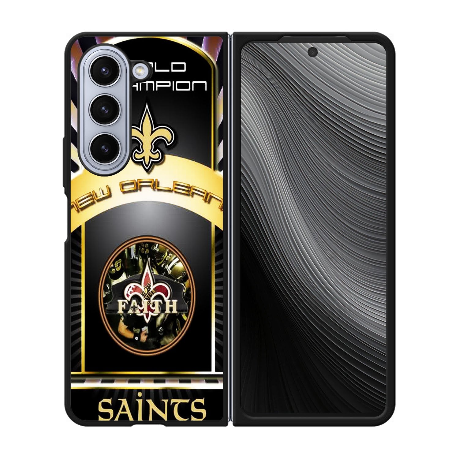 New Orleans Saints NFL Worl Champion Case Samsung Galaxy z Fold 5 5G BC1904