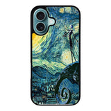 Nightmare Before Christmas Jack Van Gogh Case iPhone 16 Plus BC1923