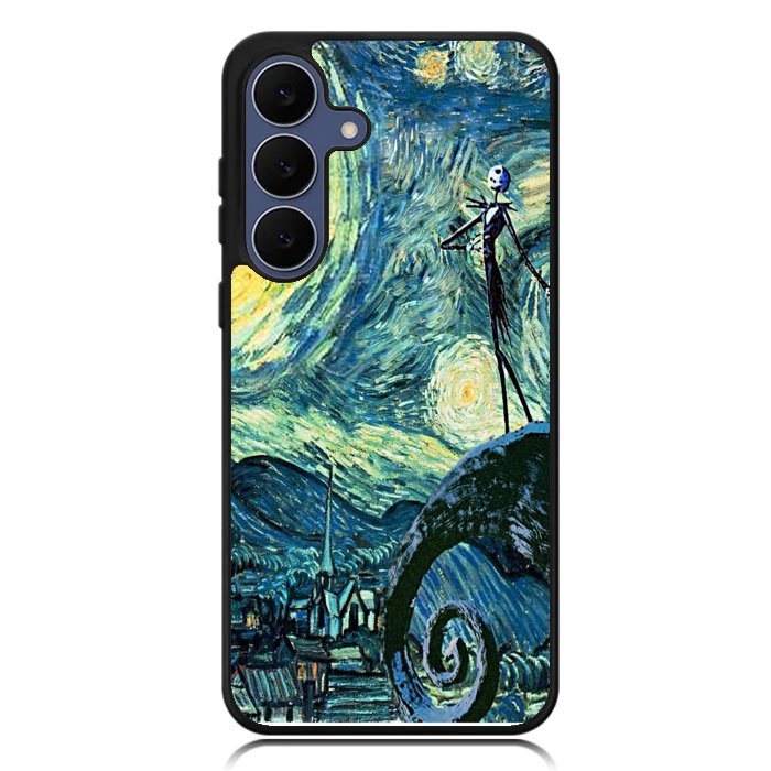 Nightmare Before Christmas Jack Van Gogh Samsung Galaxy S25 FE Case BC1923