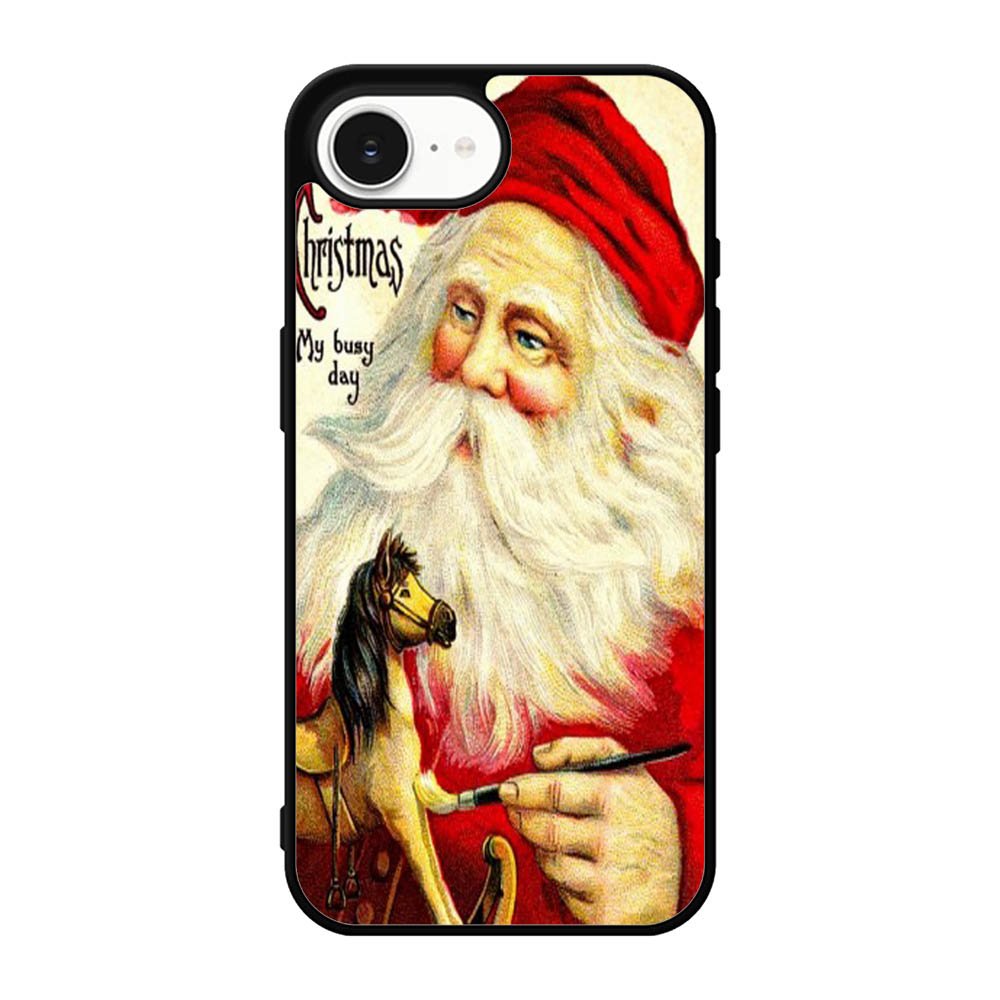 Merry Christmas My Busy Day iPhone 16e Case BC1924