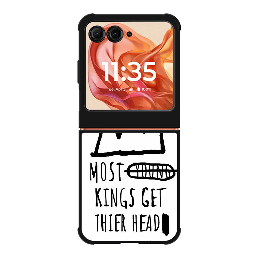 Jean-Michel Basquiat Quotes Motorola Moto Razr 2025/2024 , Moto Razr 60/50 Case BC1933