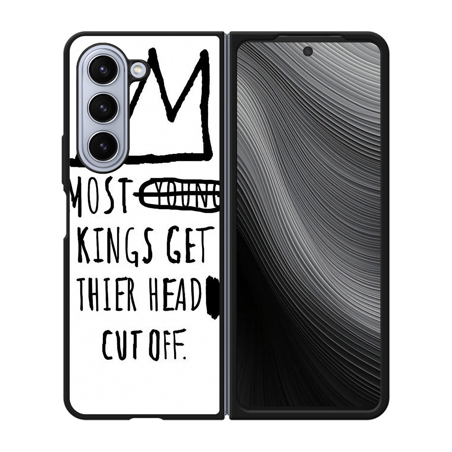 Jean-Michel Basquiat Quotes Case Samsung Galaxy z Fold 5 5G BC1933