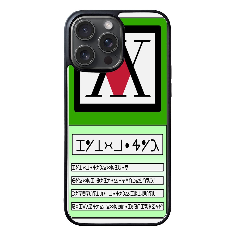 Hunter X Hunter License Card Case iPhone 15 Pro Max BC1934