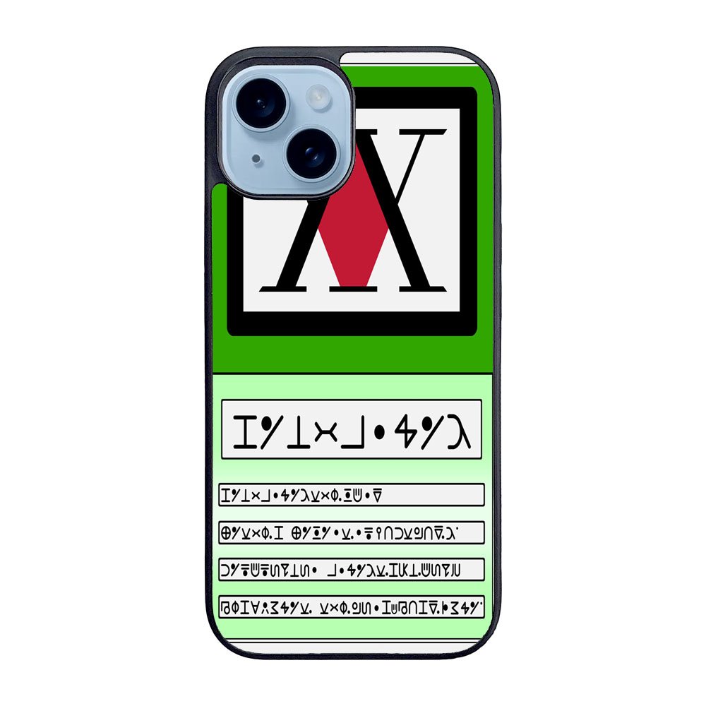 Hunter X Hunter License Card Case iPhone 15 Plus BC1934