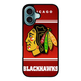 Chicago Blackhawks Case iPhone 16 Plus BC1943