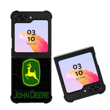 John Deere logo black Case Samsung Galaxy Z Flip 5 5G BC1919