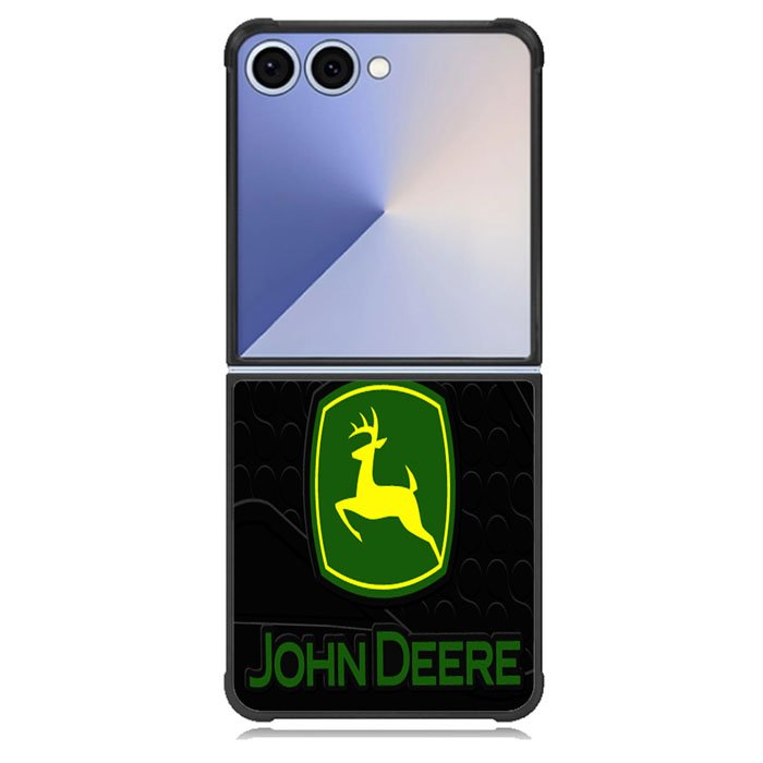 John Deere logo black Samsung Galaxy Z Flip 7 Case BC1919