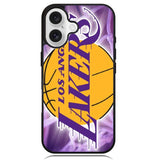 LA Lakers Basketball Team Case iPhone 16 BC1915