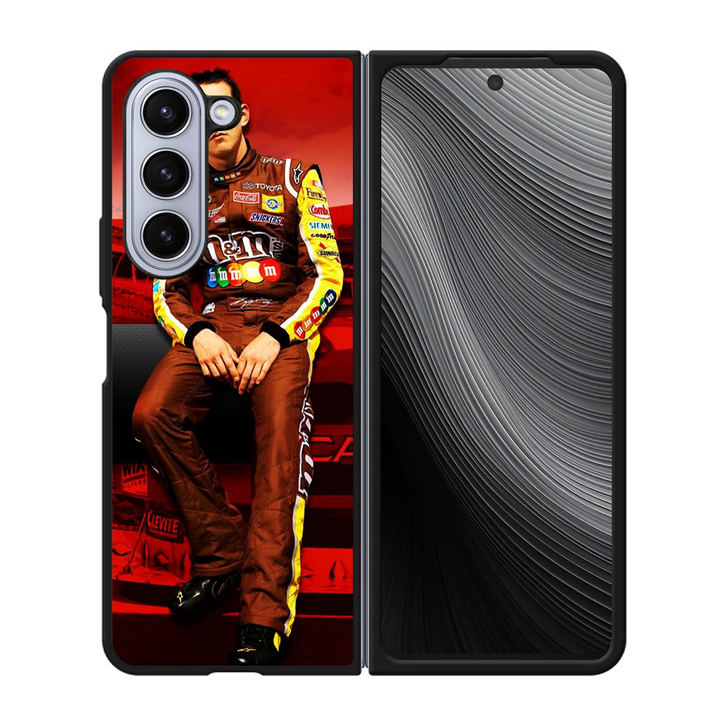 Kyle Bush Nascar Racer Case Samsung Galaxy z Fold 5 5G BC1911