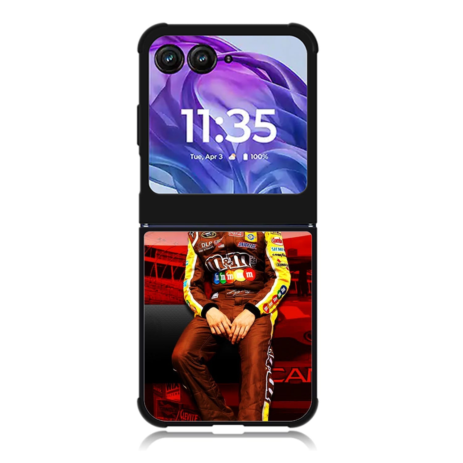 Kyle Bush Nascar Racer Motorola Moto Razr 2024 , Moto Razr 50 Case FE1911