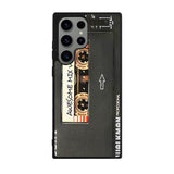 Sony Walkman Awesome Mix Vol 1 Black Tape Case Samsung Galaxy S24 Ultra 5G BC1826