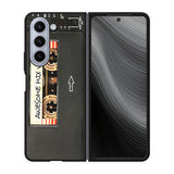 Sony Walkman Awesome Mix Vol 1 Black Tape Case Samsung Galaxy z Fold 5 5G BC1826