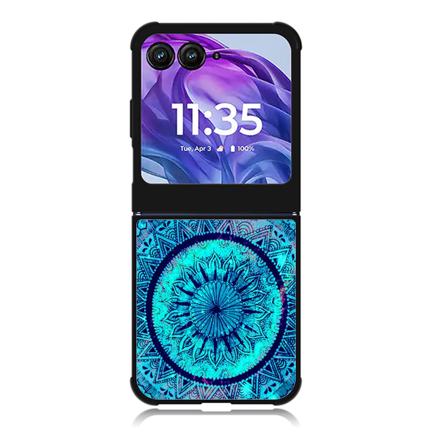 Mandala Motorola Moto Razr Plus 2025/2024 Case, Moto Razr 50 Ultra 5G BC1844