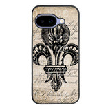 Vintage Brown Fleur de Lis Google Pixel 10A Case BC1953