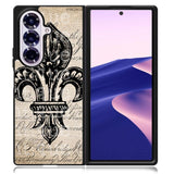 Vintage Brown Fleur de Lis Samsung Galaxy Z Fold 7 5G Case BC1953