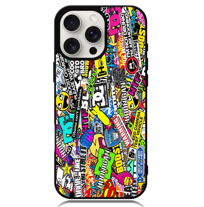 Hoonigan Sticker Boombing Case iPhone 16 Pro BC1918