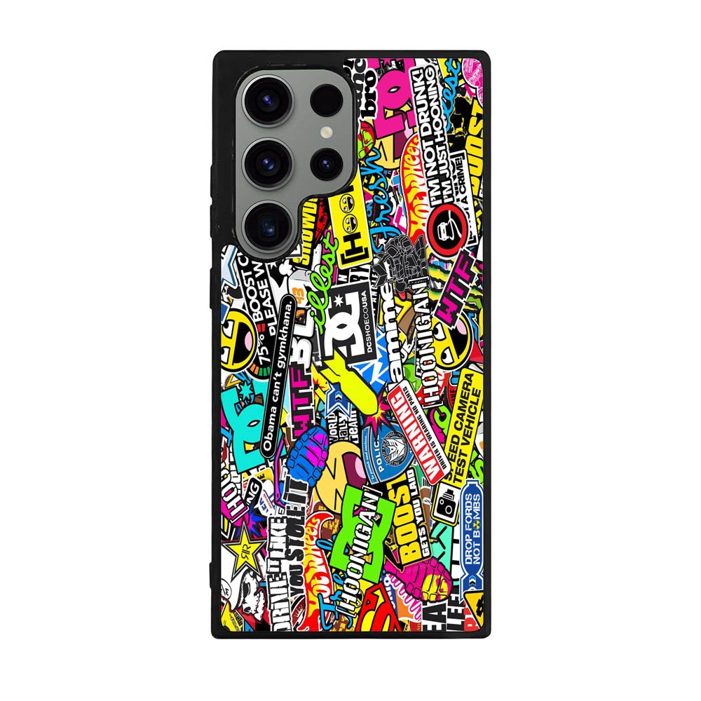 Hoonigan Sticker Boombing Case Samsung Galaxy S24 Ultra 5G BC1918