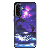 Purple Night Dolphins Beautiful Samsung Galaxy A17 5G Case BC1954