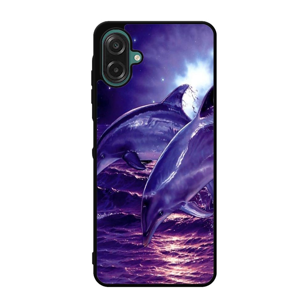 Purple Night Dolphins Case Samsung Galaxy A07 BC1860