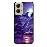 Purple Night Dolphins Case Motorola Moto G Stylus 2024 5G BC1860