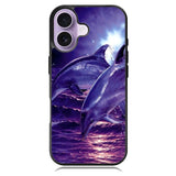 Purple Night Dolphins iPhone 17 Case BC1860