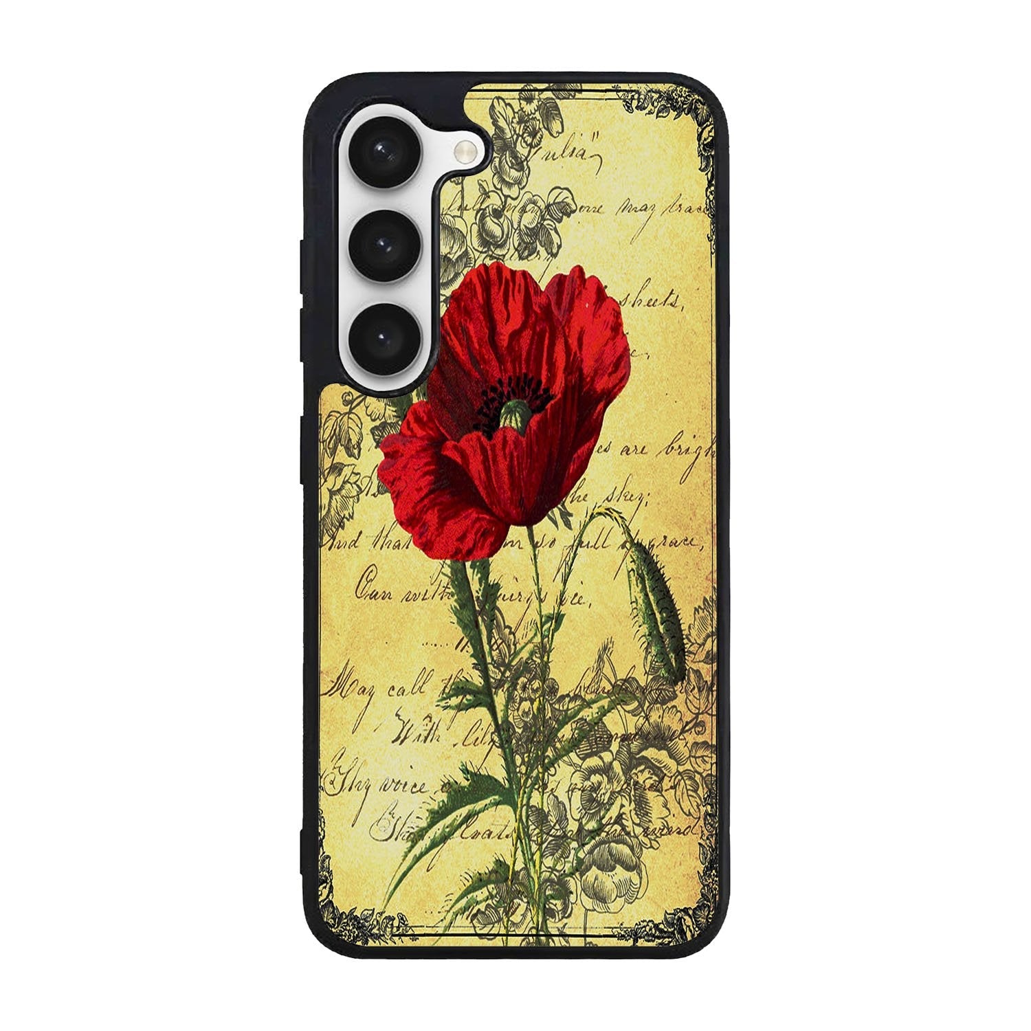 Poppy Ephemera Case Samsung Galaxy S25 Plus 5G BC1861