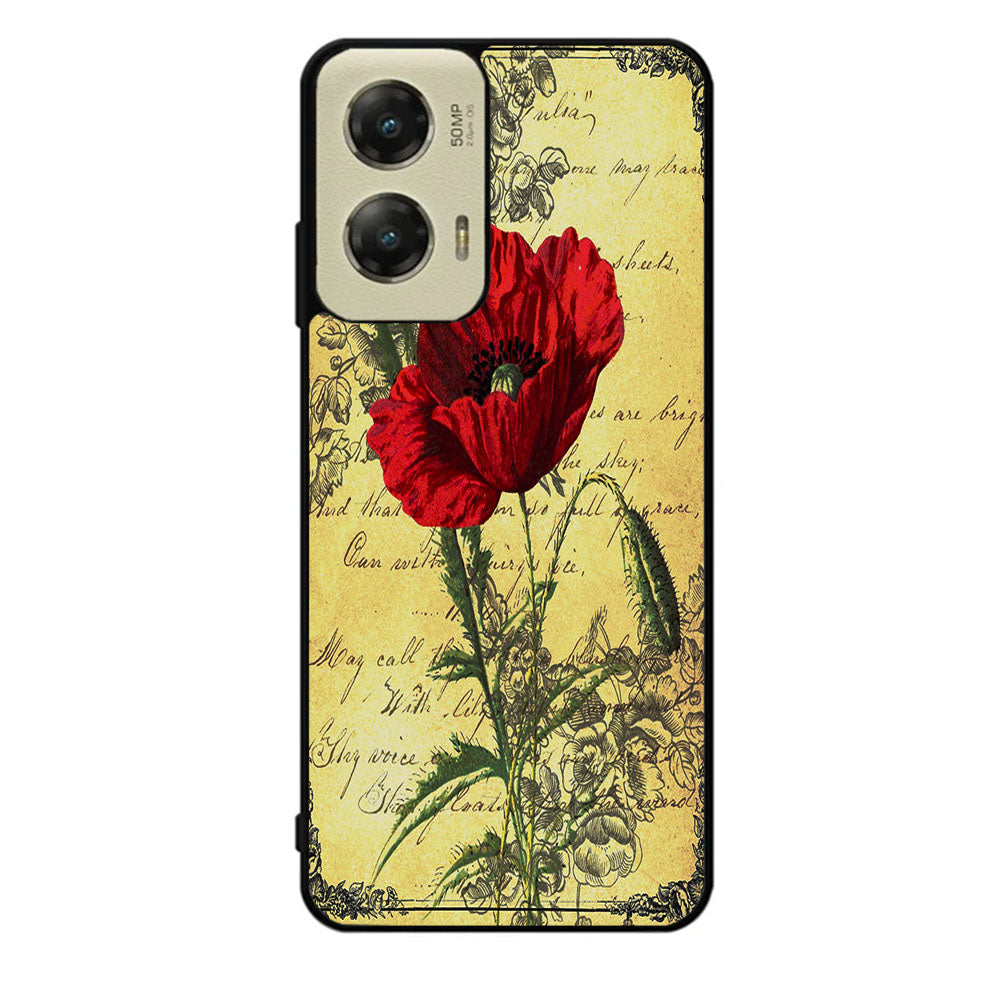 Poppy Ephemera Case Motorola Moto G Stylus 2024 5G BC1861