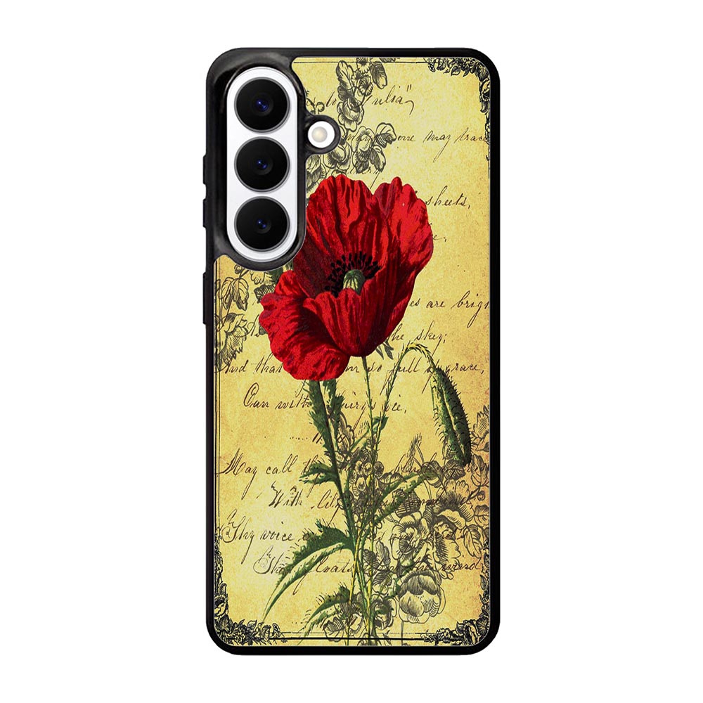 Poppy Ephemera Samsung Galaxy S26 Plus Case BC1861