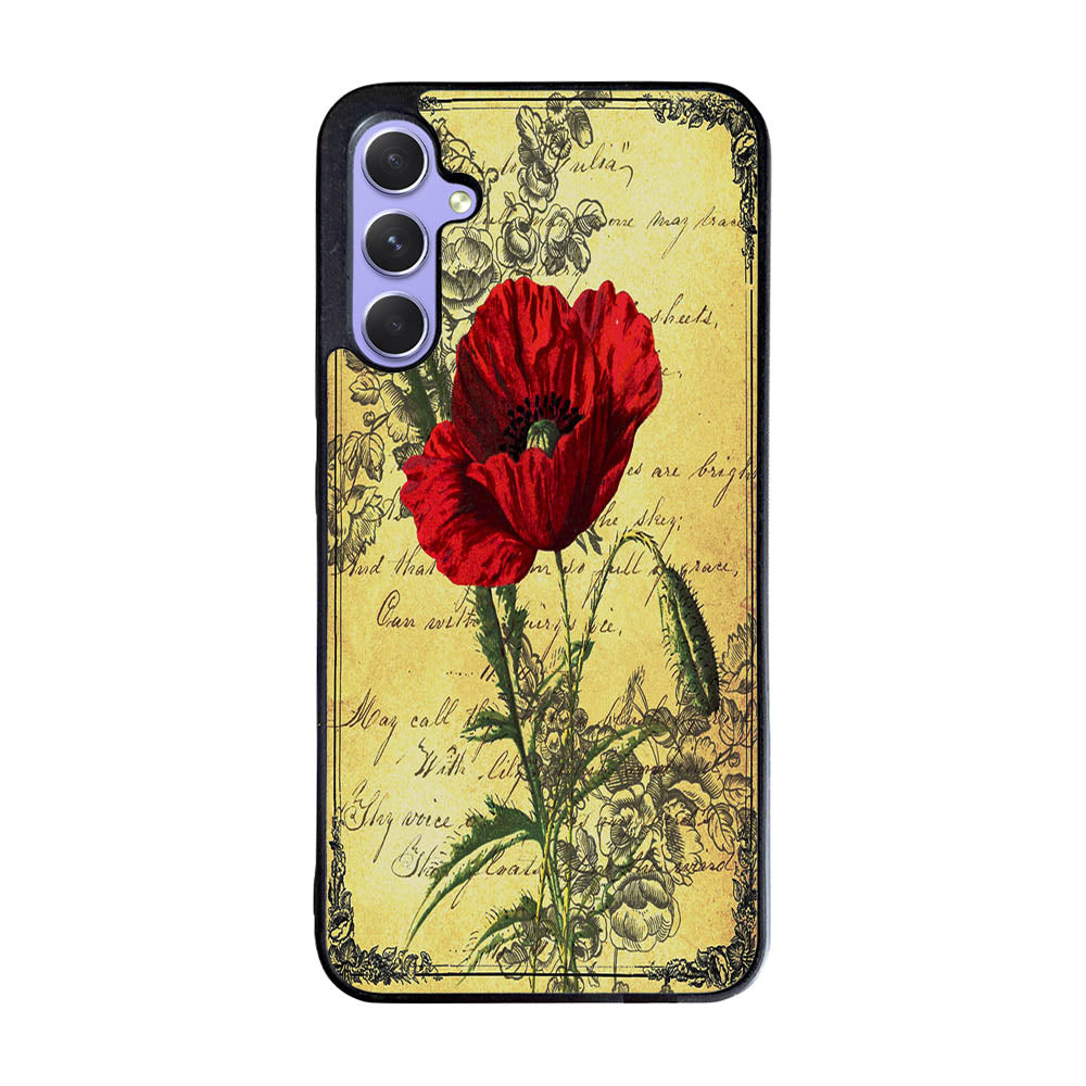 Poppy Ephemera Case Samsung Galaxy A35 5G BC1861