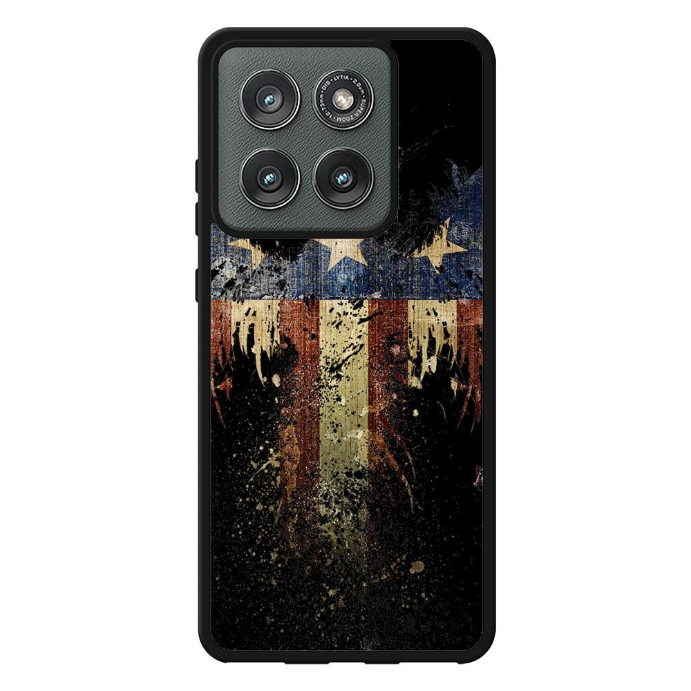 New American Eagle Flag Burning Case Motorola Moto Edge 2025 BC1863