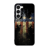 New American Eagle Flag Burning Case Samsung Galaxy S25 Plus 5G BC1863