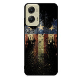 New American Eagle Flag Burning Case Motorola Moto G Stylus 2024 5G BC1863