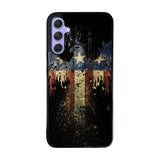 New American Eagle Flag Burning Case Samsung Galaxy A35 5G BC1863