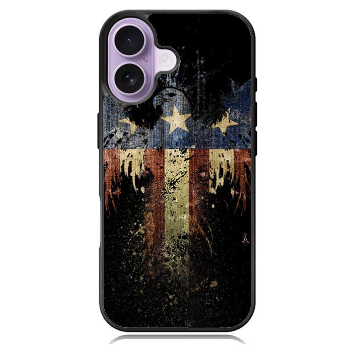New American Eagle Flag Burning iPhone 17 Case BC1863