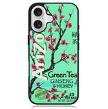 Arizona Green Tea Beverage Drink Retro Teal Case iPhone 16 BC1848