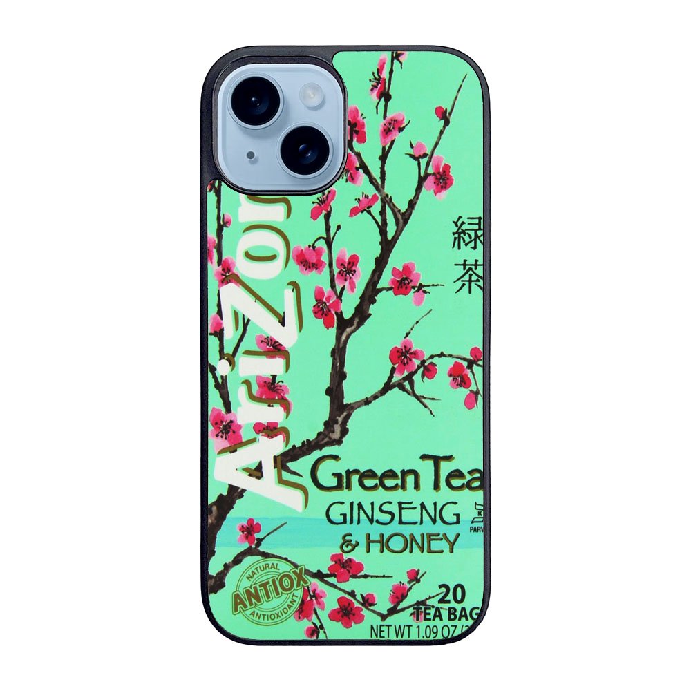 Arizona Green Tea Beverage Drink Retro Teal Case iPhone 15 Plus BC1848