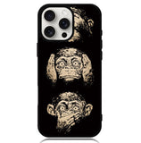 Wisdom Monkeys Thoughtful Quirky Cute Case iPhone 16 Pro Max BC1849