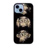 Wisdom Monkeys Thoughtful Quirky Cute Case iPhone 15 Plus BC1849