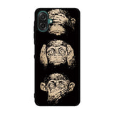 Wisdom Monkeys Thoughtful Quirky Cute Case Samsung Galaxy A07 BC1849