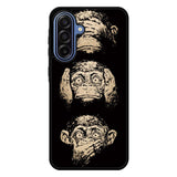 Wisdom Monkeys Thoughtful Quirky Cute Samsung Galaxy A17 5G Case BC1849