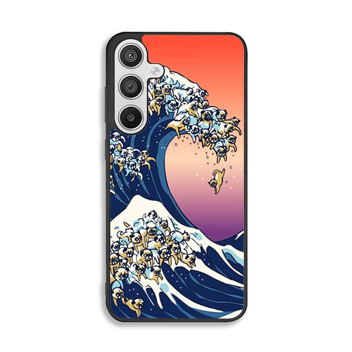 The Great Wave of Pug Samsung Galaxy A26 5G Case BC1851
