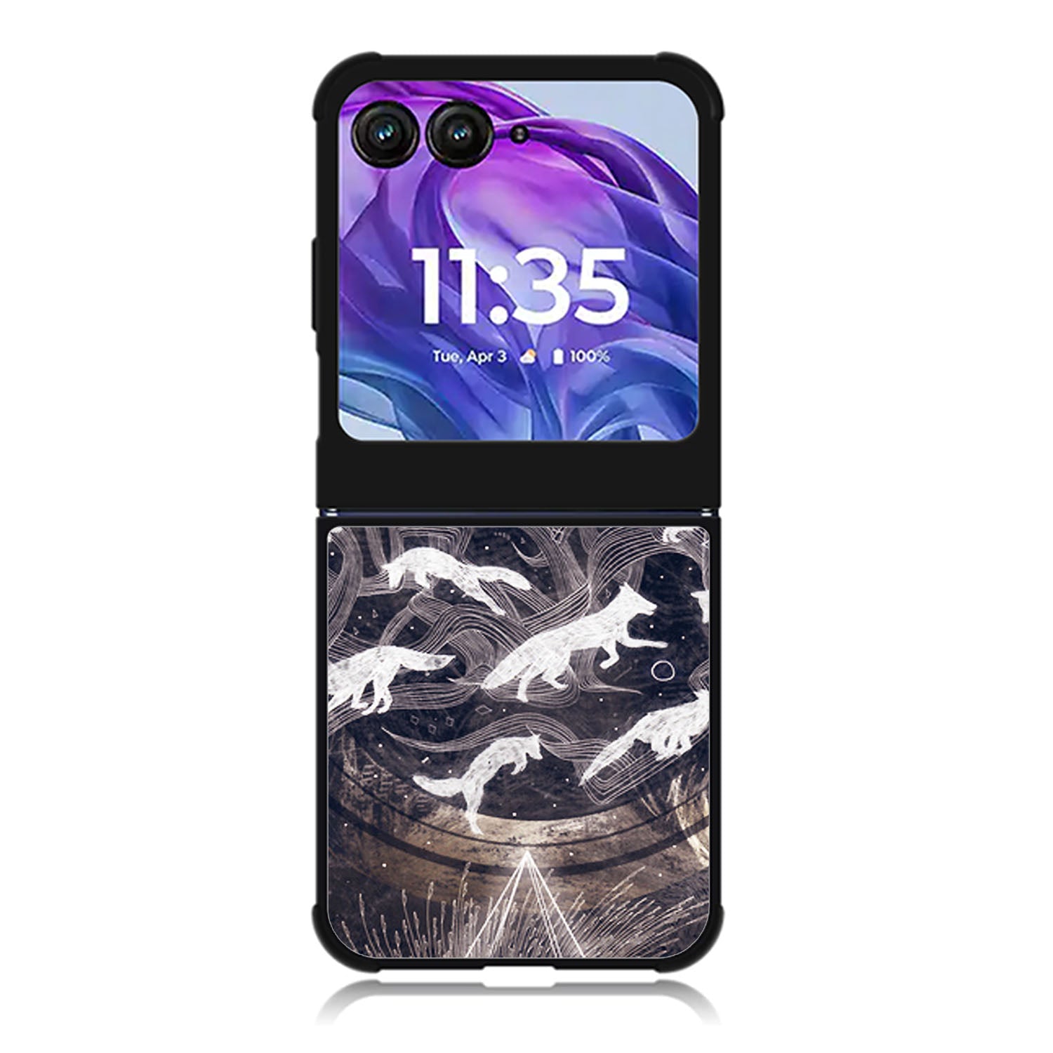 Ghost Fox Motorola Moto Razr 2024 , Moto Razr 50 Case FE1852