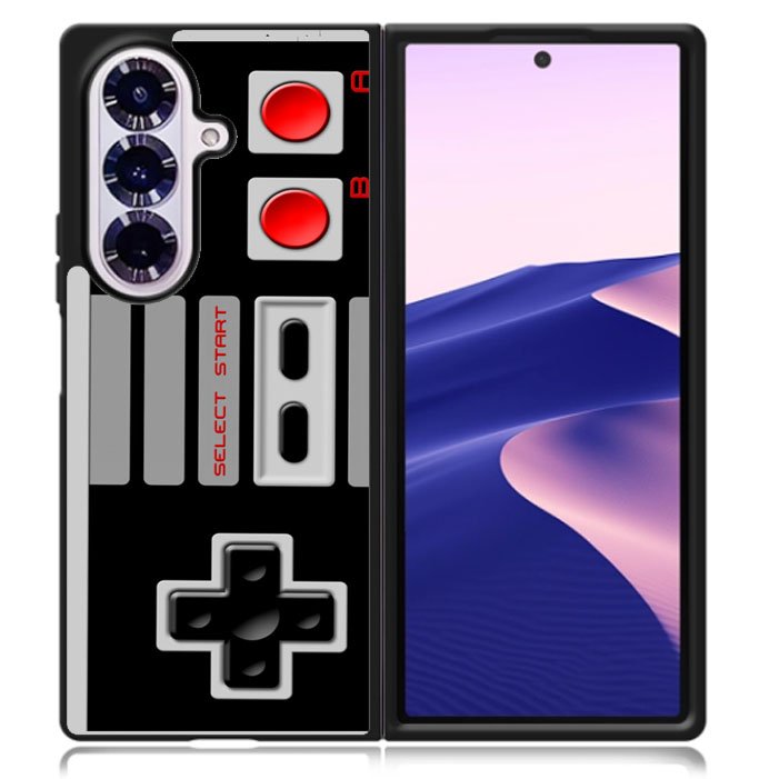 Classic retro Nintendo game controller Samsung Galaxy Z Fold 7 5G Case BC1854