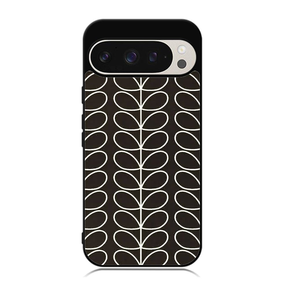 Pattern Orla Kiely Black Case Google Pixel 9 Pro XL BC1821